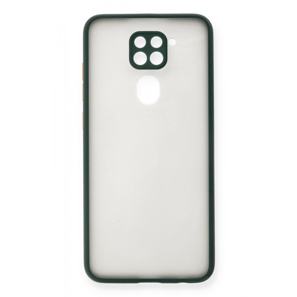 Redmi Note 9 Kılıf Montreal Silikon Kapak - Yeşil
