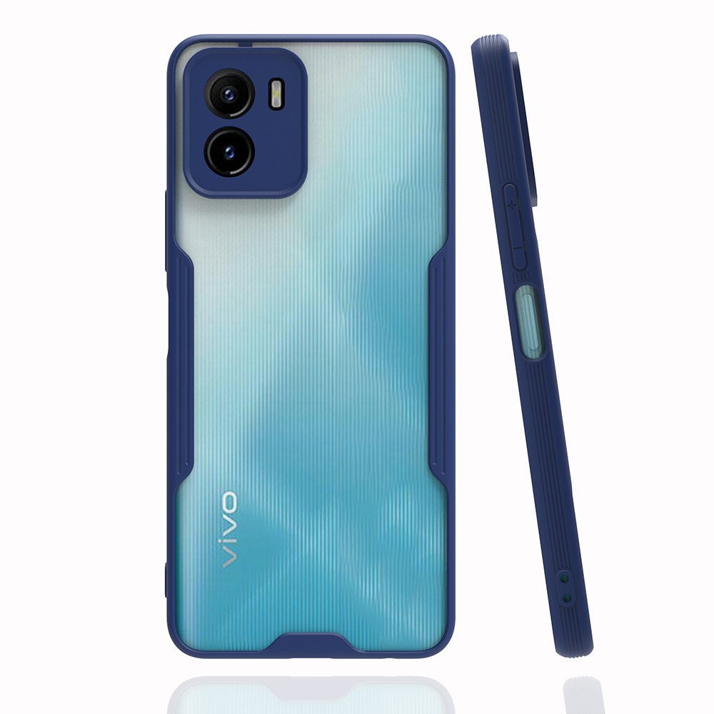  Vivo Y15S Kılıf Platin Silikon - Lacivert