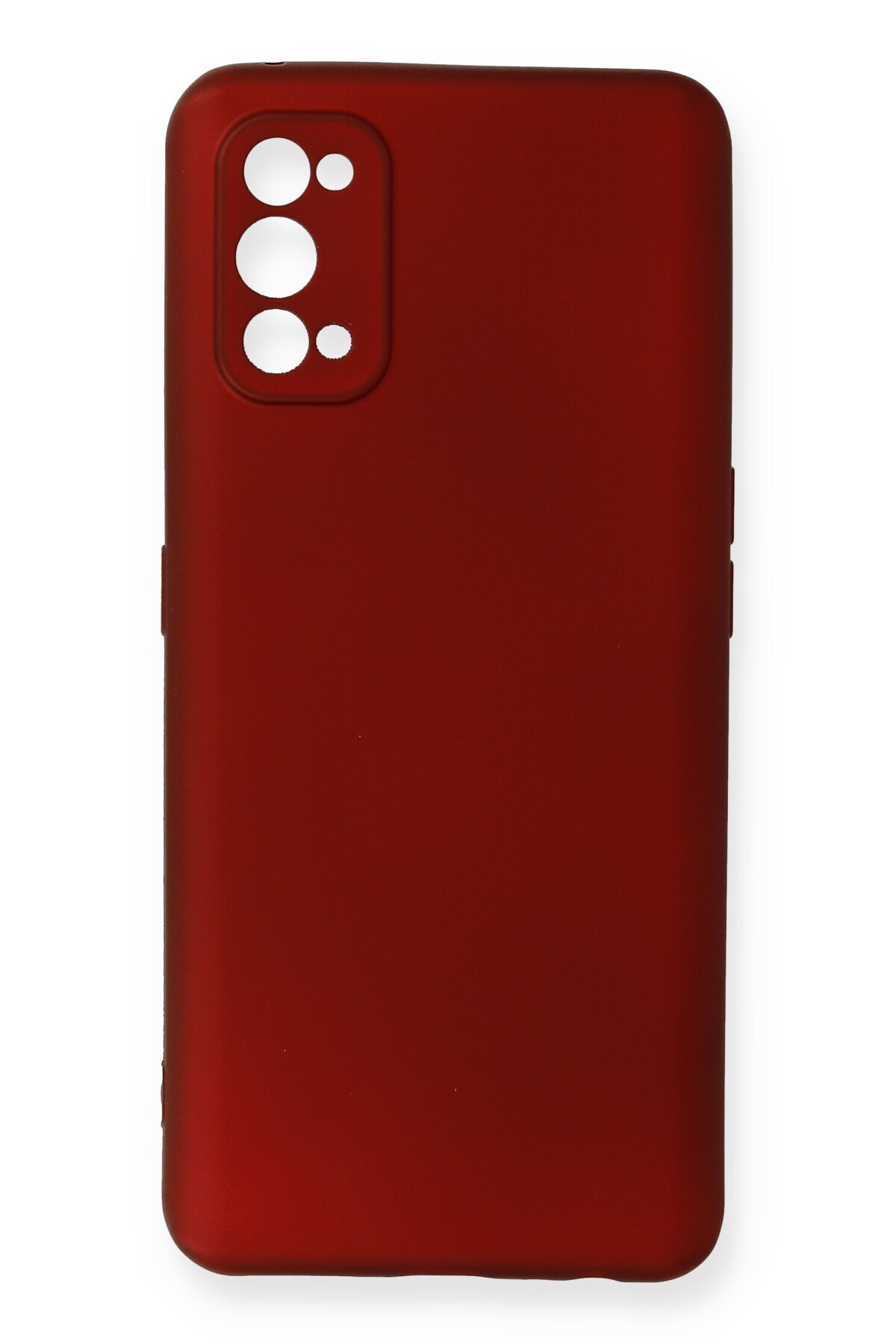  Realme 7 Pro Kılıf First Silikon - Bordo