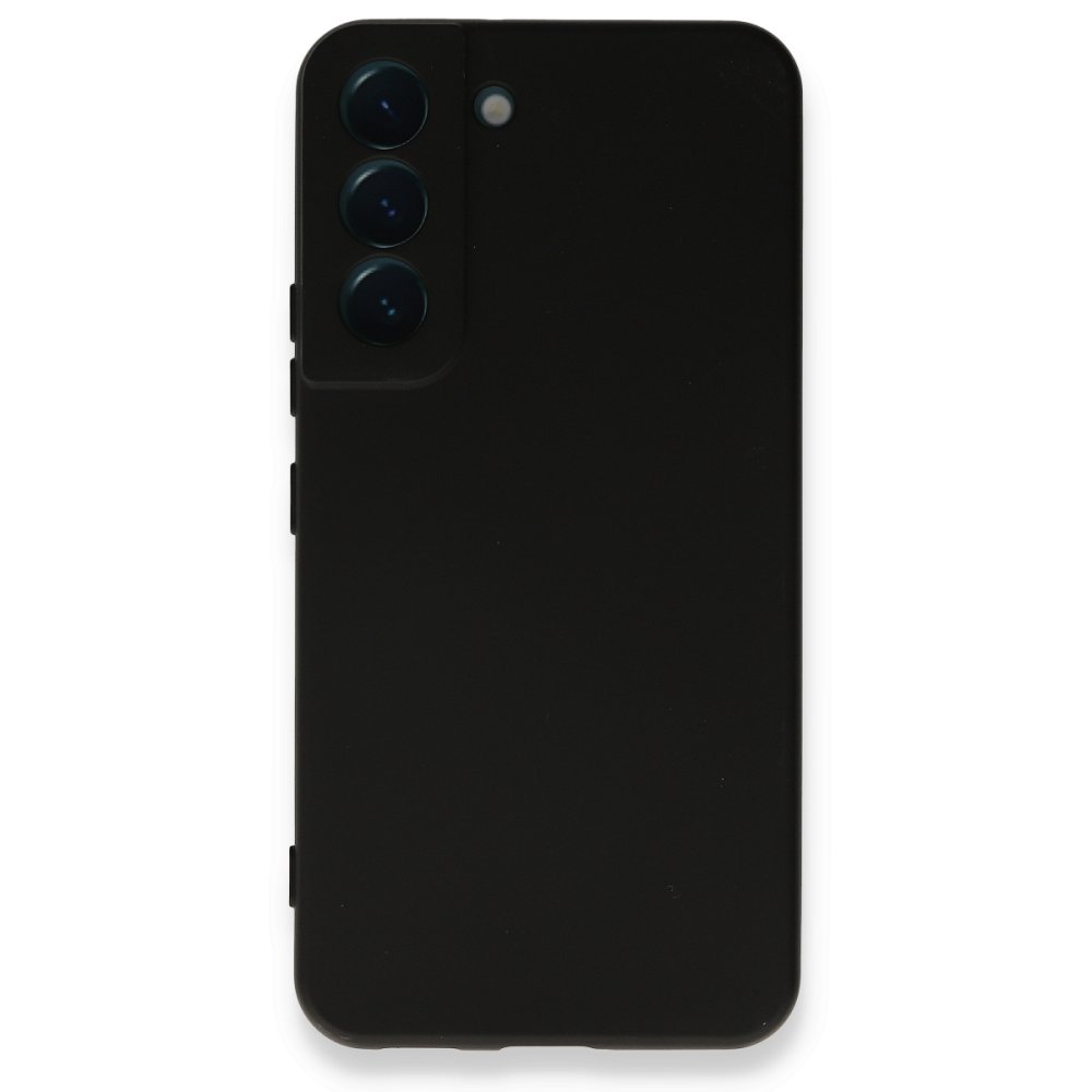  Samsung Galaxy S23 Plus Kılıf Nano içi Kadife Silikon - Siyah