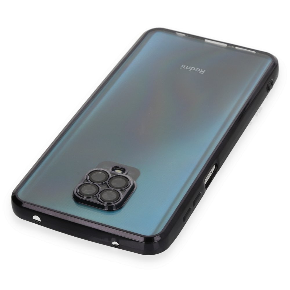Redmi Note 9S Kılıf Razer Lensli Silikon - Siyah
