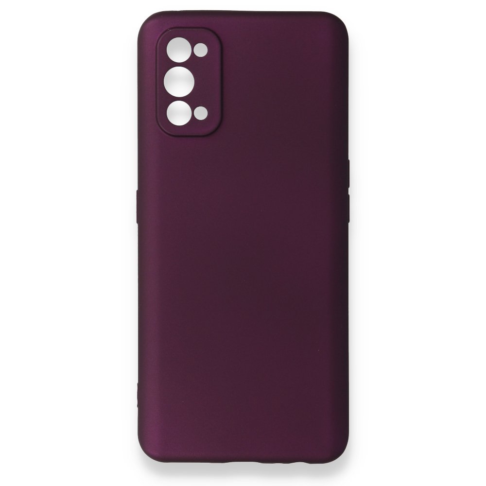 Realme 7 Pro Kılıf First Silikon - Mürdüm  Realme 7 Pro Kılıf First Silikon - Mürdüm