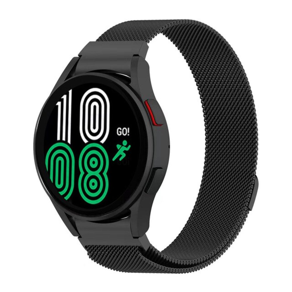  Samsung Galaxy Watch 4 Metal Mıknatıslı Kordon - Siyah