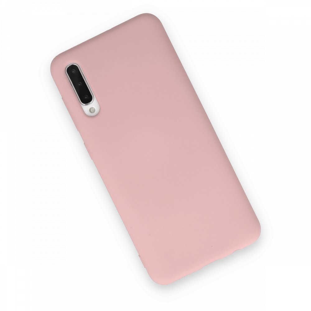 Samsung Galaxy A30S Kılıf Nano içi Kadife Silikon - Pudra