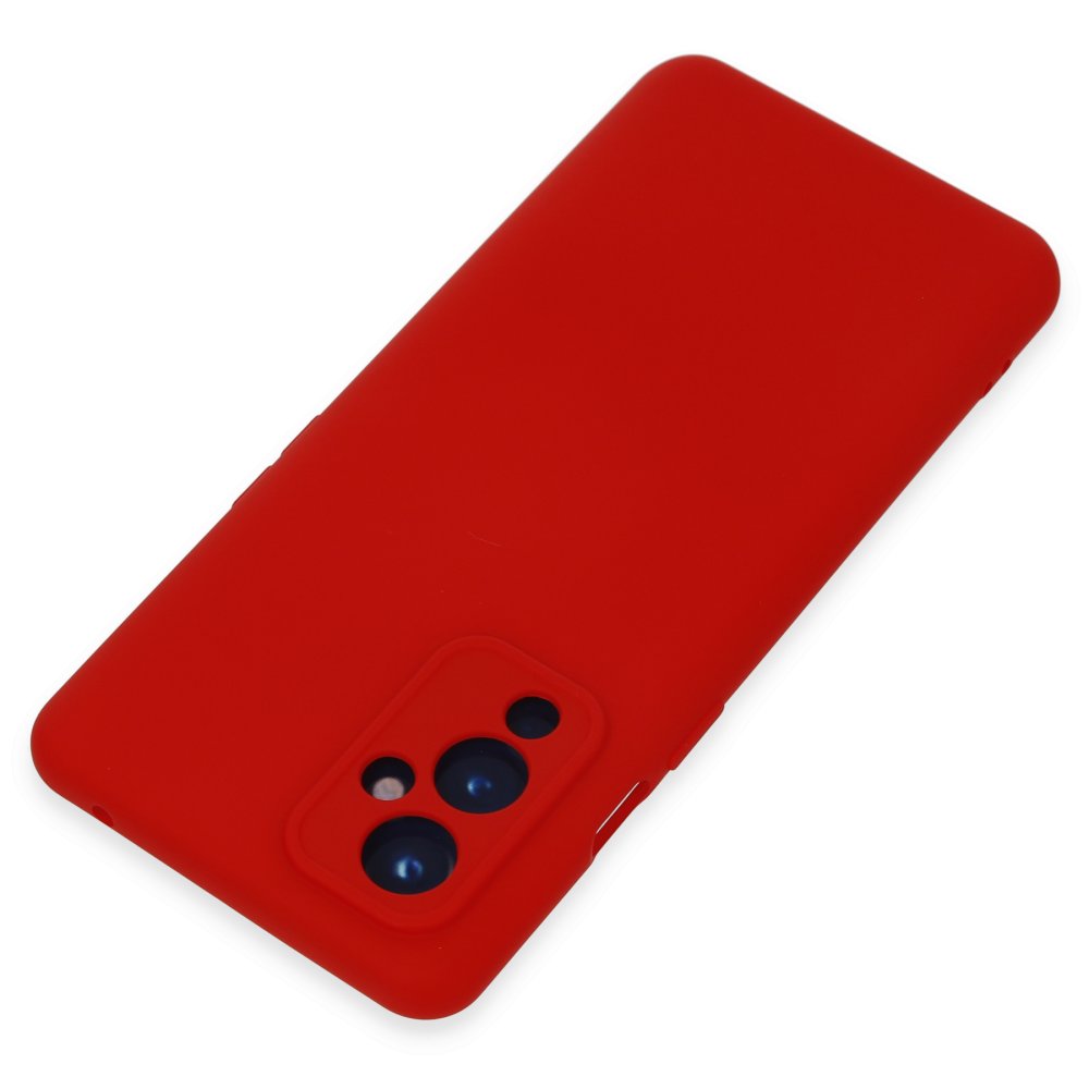 One Plus 9 Kılıf Nano içi Kadife Silikon - Kırmızı One Plus 9 Kılıf Nano içi Kadife Silikon - Kırmızı