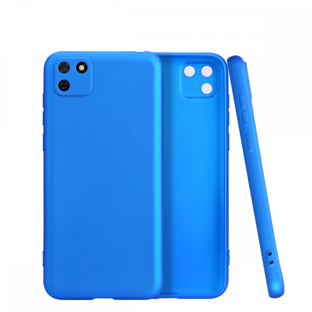 Huawei Y5P Kılıf First Silikon - Mavi  Huawei Y5P Kılıf First Silikon - Mavi