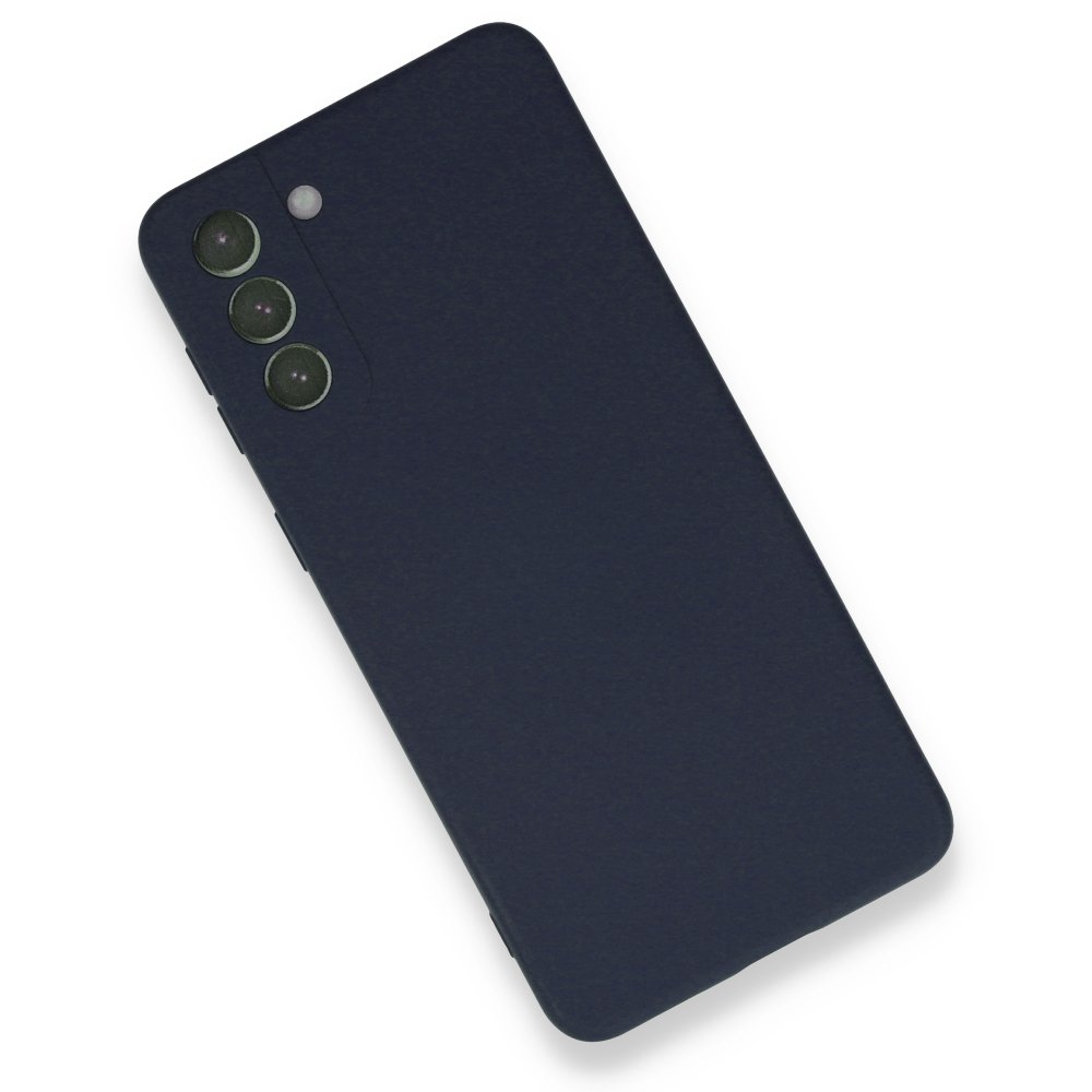  Samsung Galaxy S21 FE Kılıf Nano içi Kadife Silikon - Lacivert