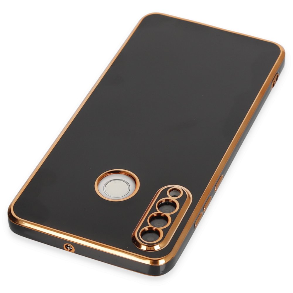 Huawei P30 Lite Kılıf Volet Silikon - Siyah Huawei P30 Lite Kılıf Volet Silikon - Siyah