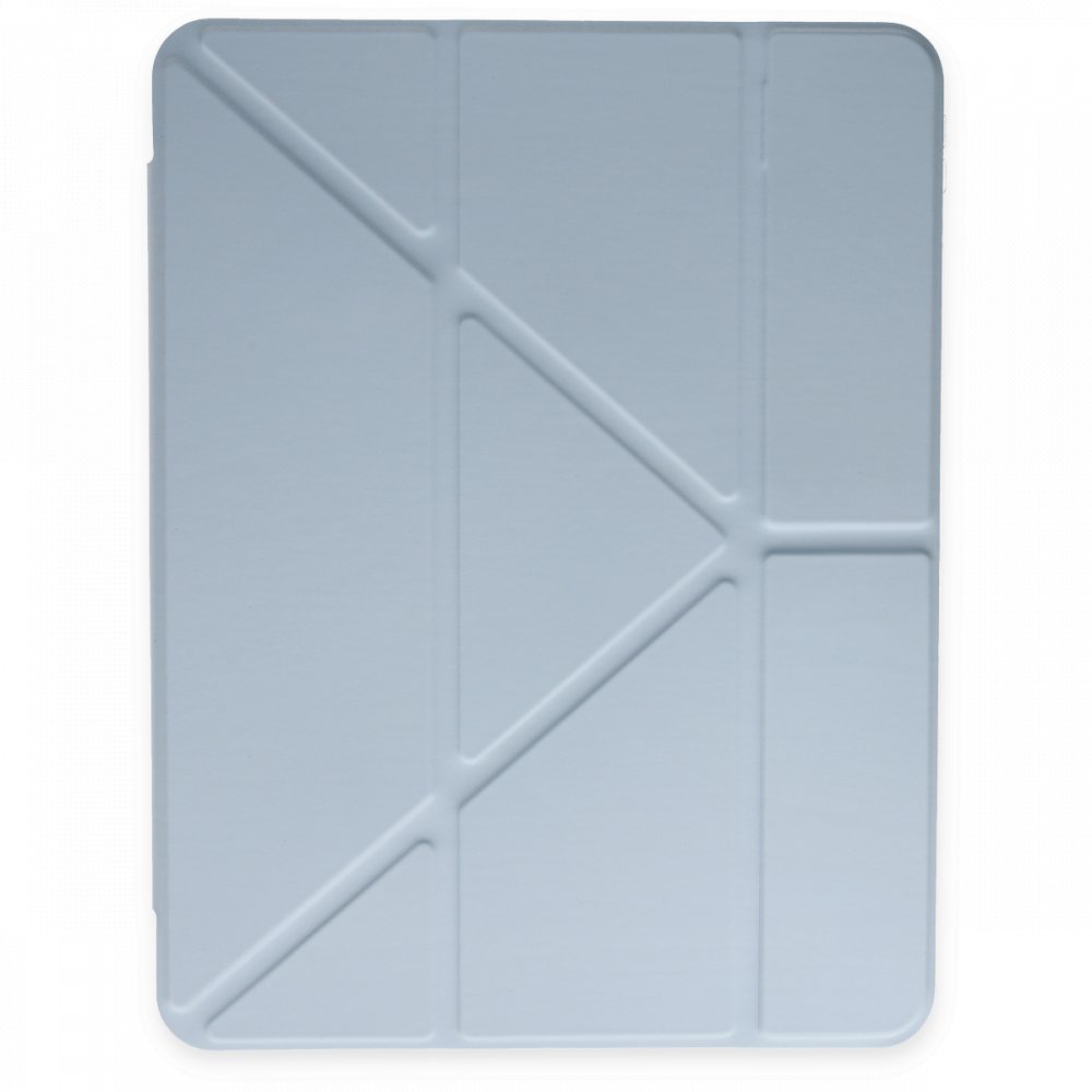  iPad 9.7 (2018) Kılıf Kalemlikli Mars Tablet Kılıfı - Mavi