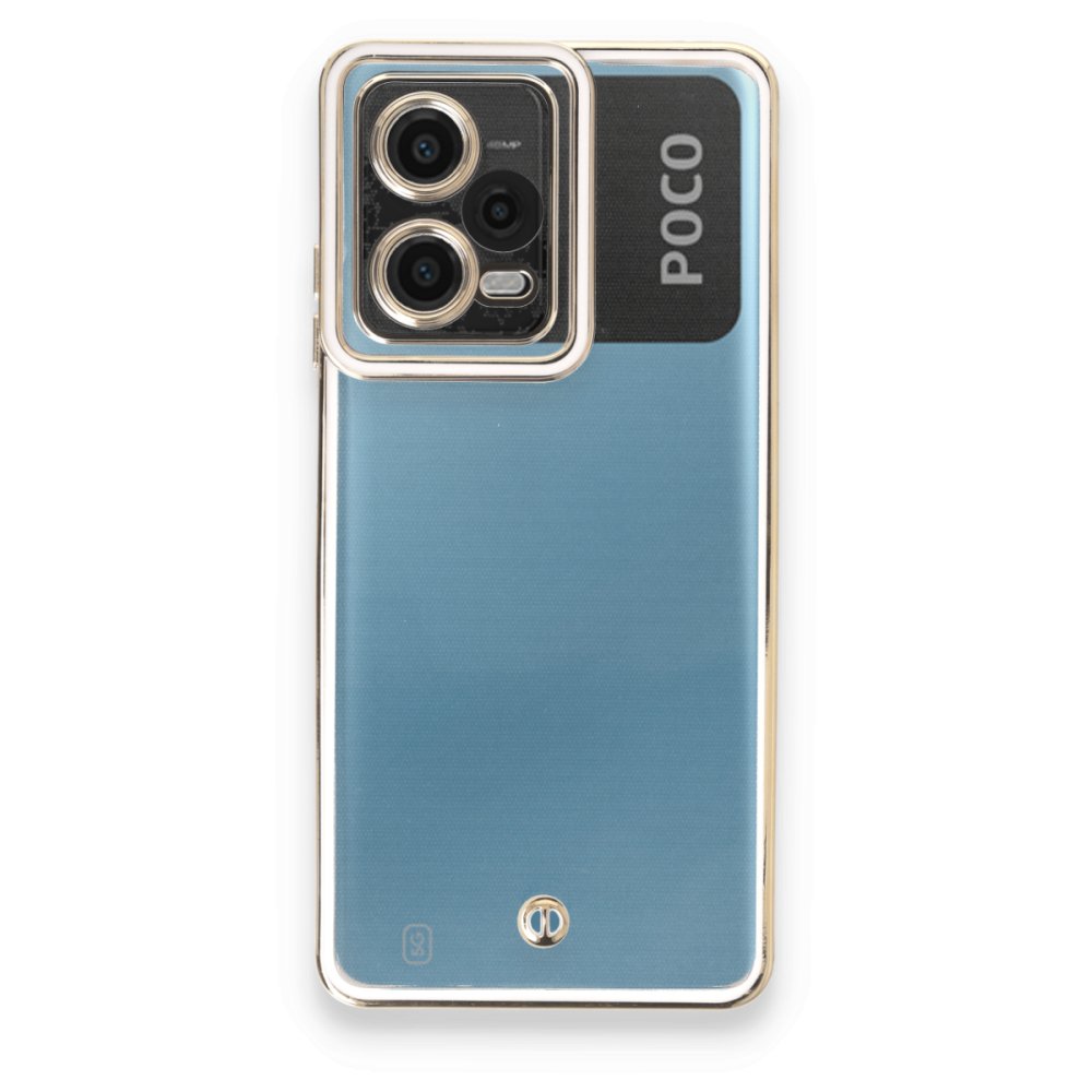  Xiaomi Poco X5 5G Kılıf Liva Lens Silikon - Beyaz