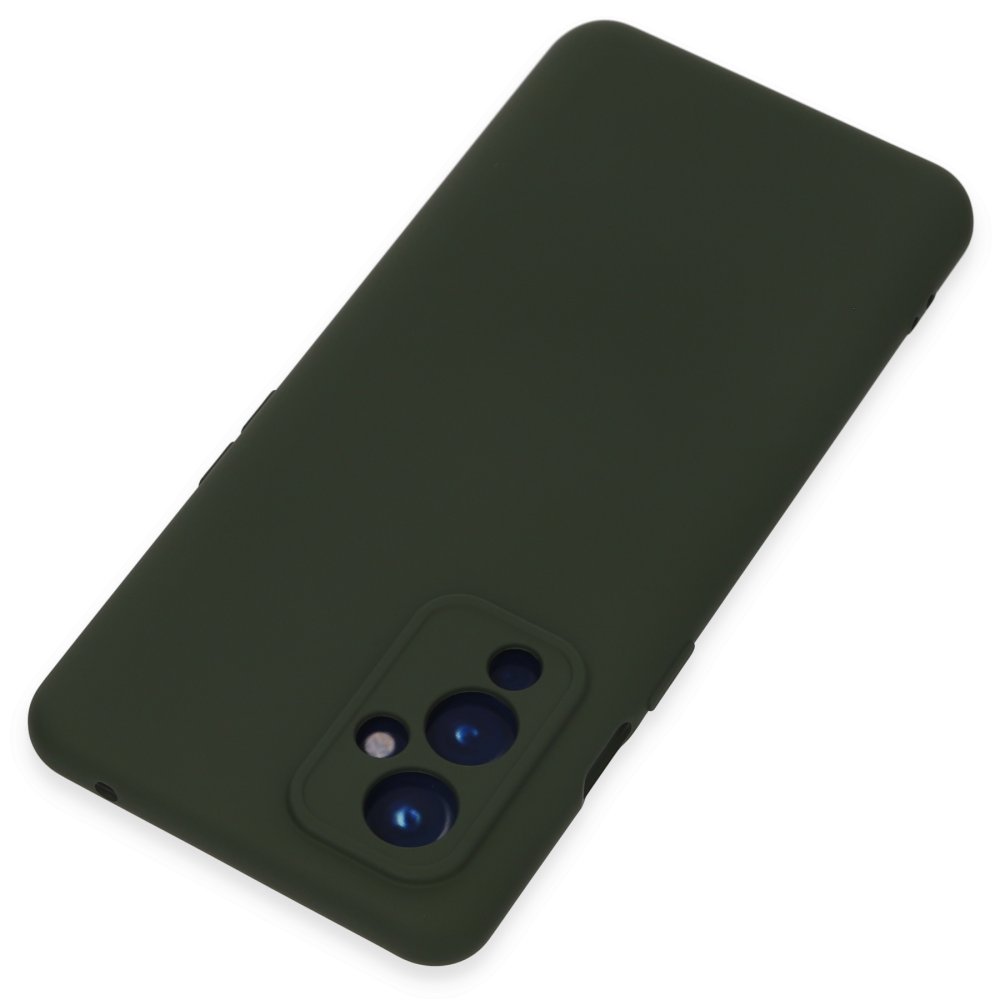 One Plus 9 Kılıf Nano içi Kadife Silikon - Koyu Yeşil One Plus 9 Kılıf Nano içi Kadife Silikon - Koyu Yeşil