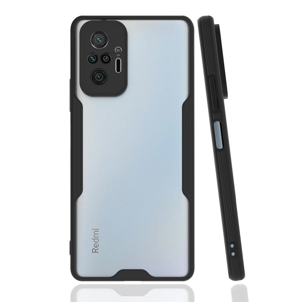 Redmi Note 10 Pro Kılıf Platin Silikon - Siyah