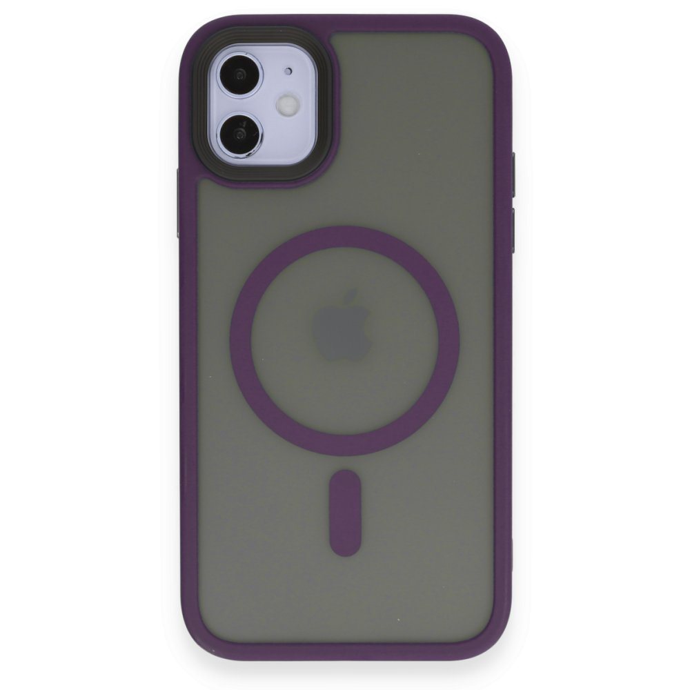 iPhone 11 Kılıf Trex Magneticsafe Kapak - Derin Mor iPhone 11 Kılıf Trex Magneticsafe Kapak - Derin Mor