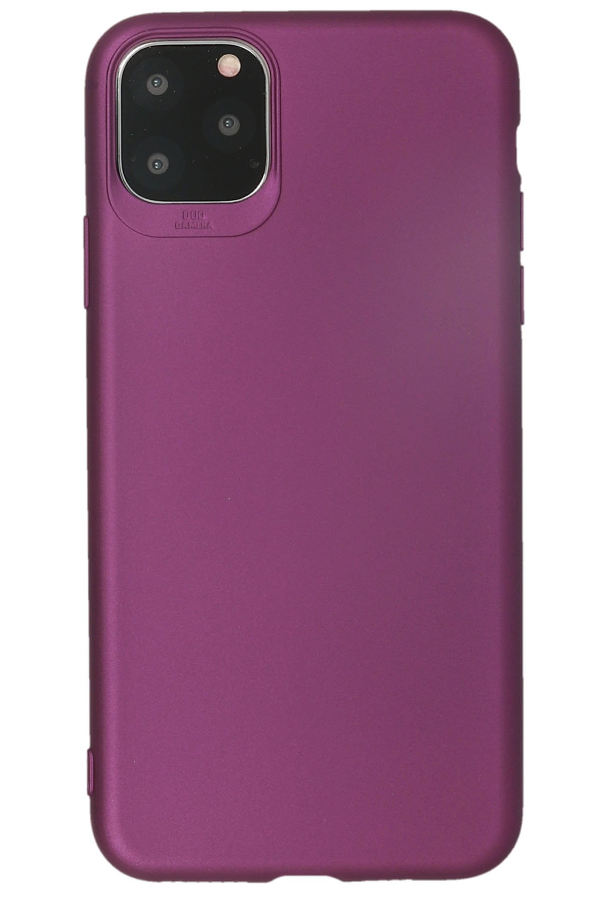  iPhone 11 Pro Kılıf First Silikon - Mürdüm