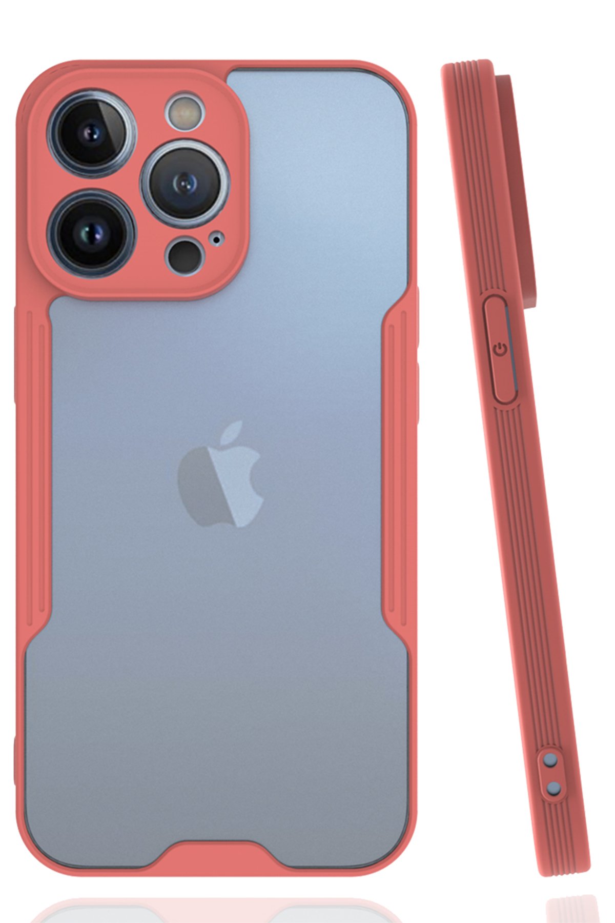  iPhone 14 Pro Kılıf Platin Silikon - Pembe