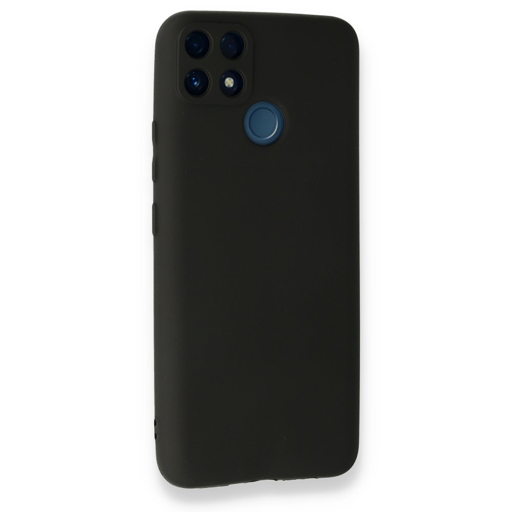  Realme C25s Kılıf First Silikon - Siyah
