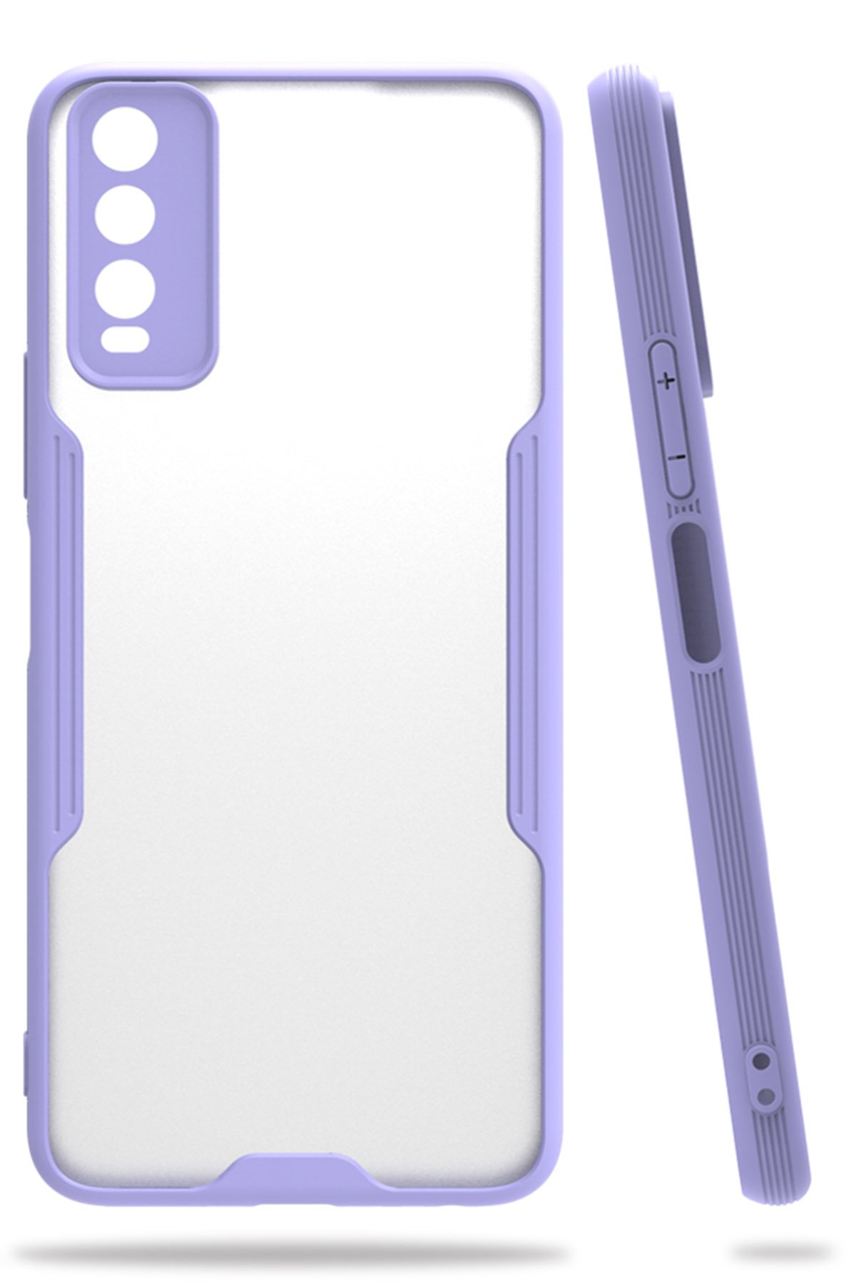  Vivo Y11S Kılıf Platin Silikon - Lila