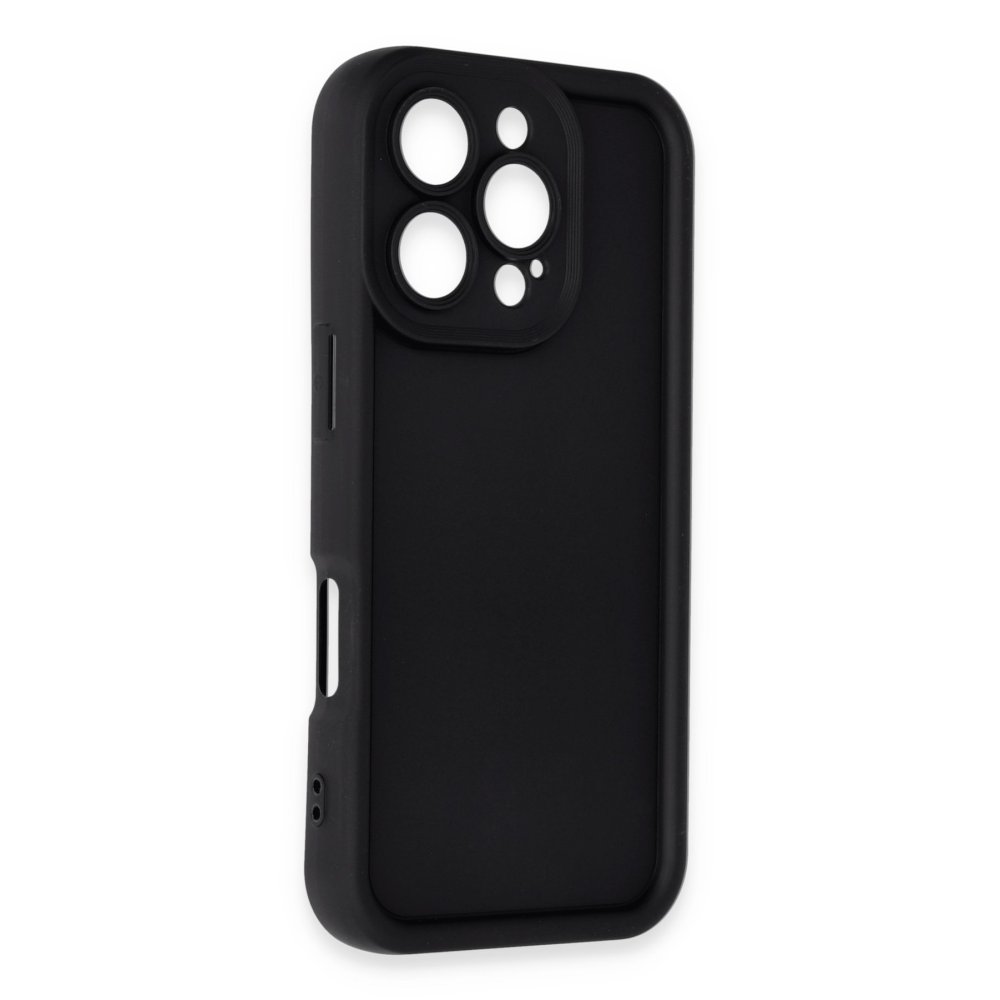  iPhone 16 Pro Max Kılıf Viera Silikon - Siyah