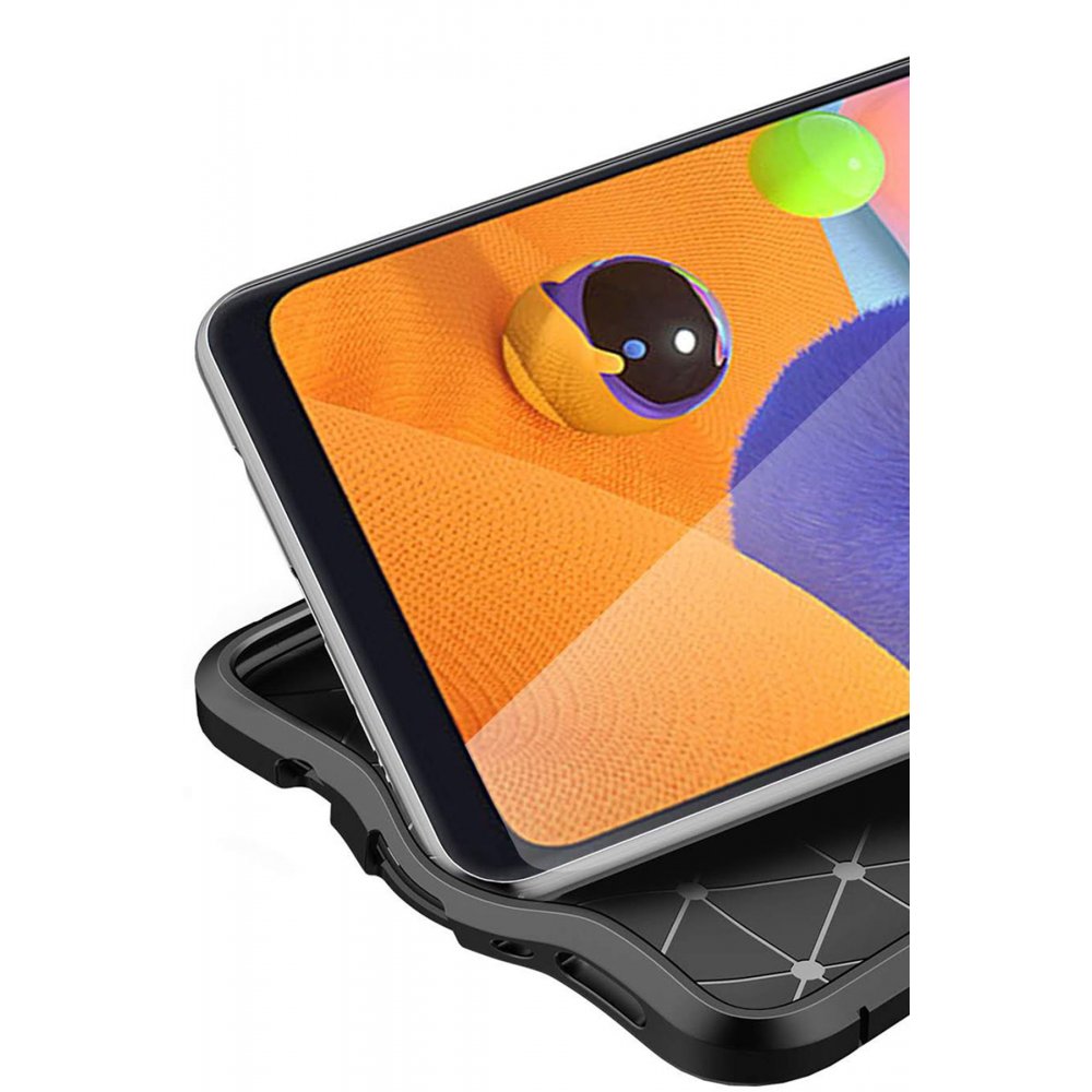  Samsung Galaxy A31 Kılıf Auto Focus Kapak - Kırmızı