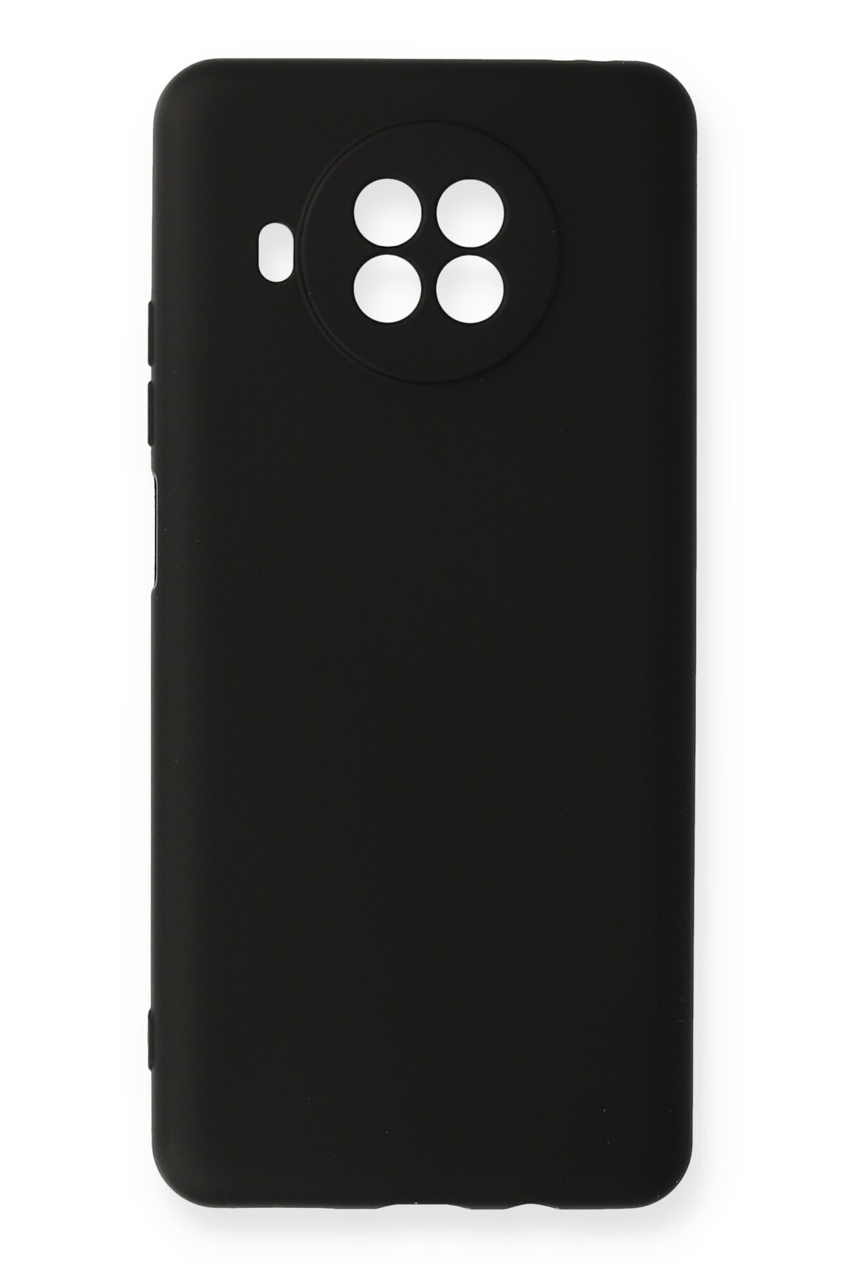 Redmi Note 9 Pro 5G Kılıf Nano içi Kadife Silikon - Siyah