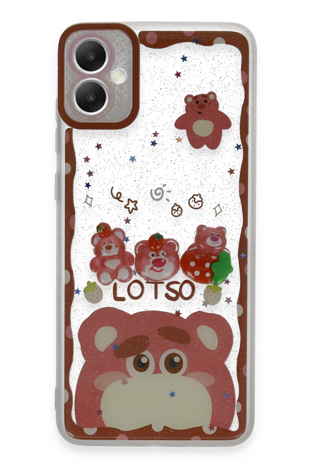  Samsung Galaxy A05 Kılıf Sweet Desenli Silikon Kapak - Pembe
