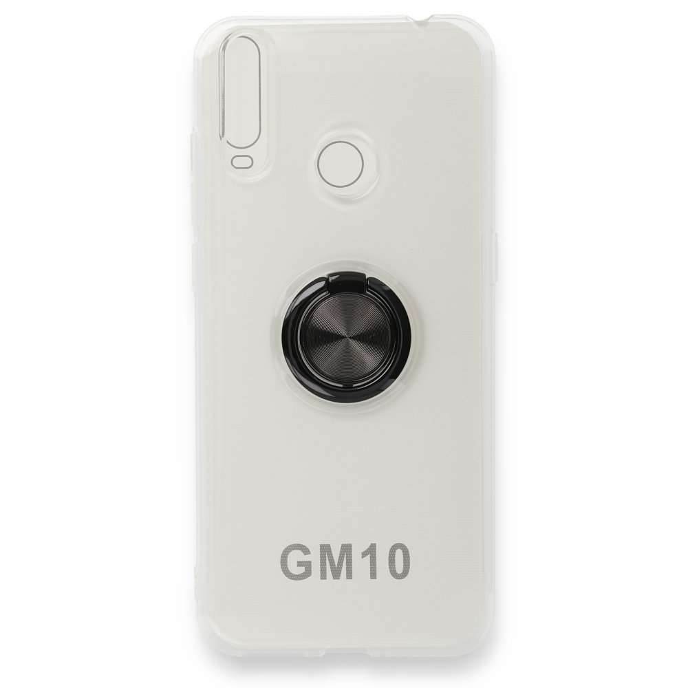  General Mobile GM 10 Kılıf Gros Yüzüklü Silikon - Siyah