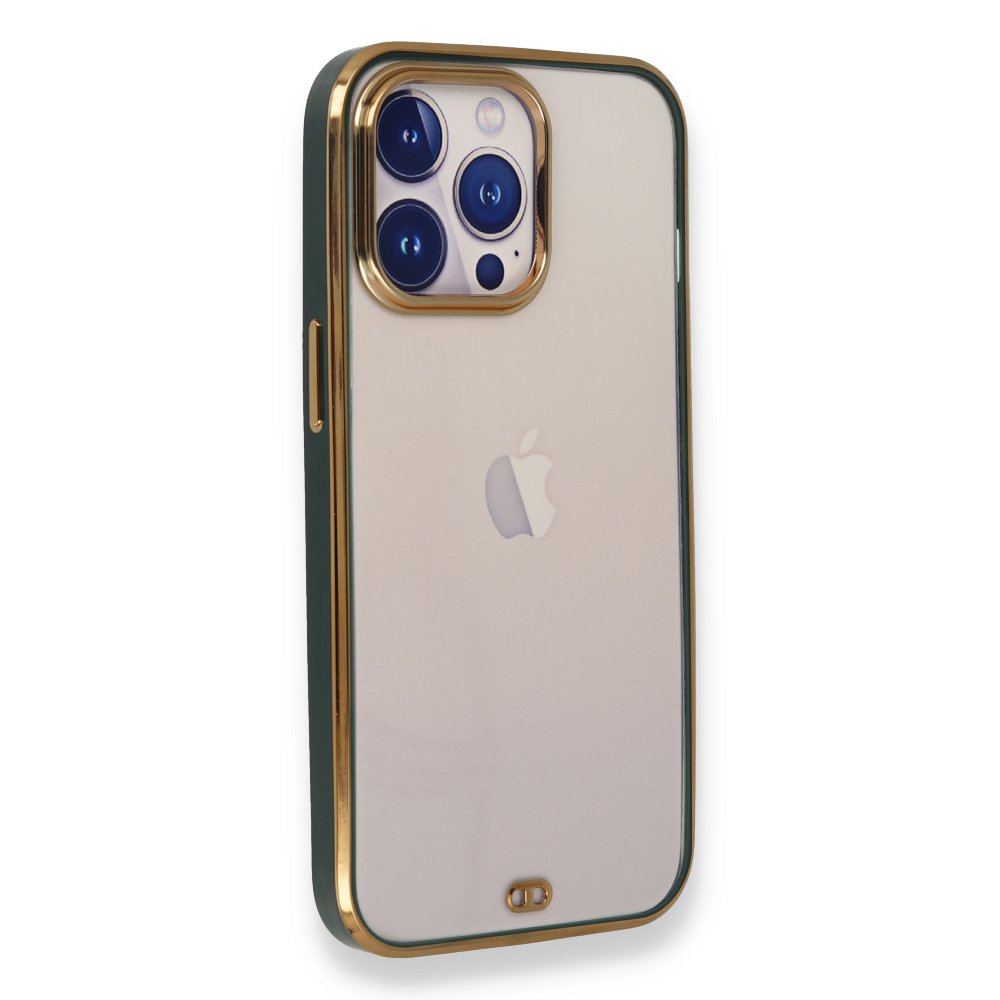  iPhone 13 Pro Kılıf Liva Silikon - Yeşil