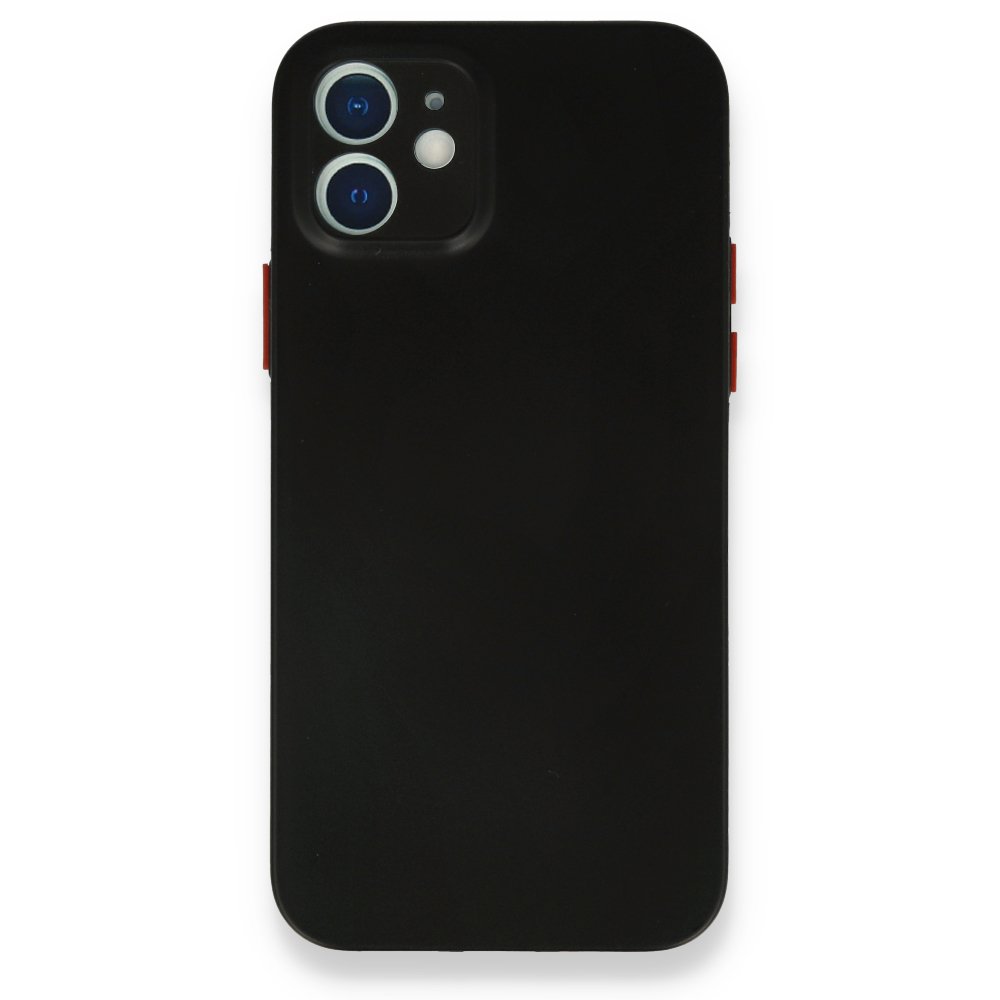  iPhone 12 Mini Kılıf PP Ultra İnce Kapak - Siyah