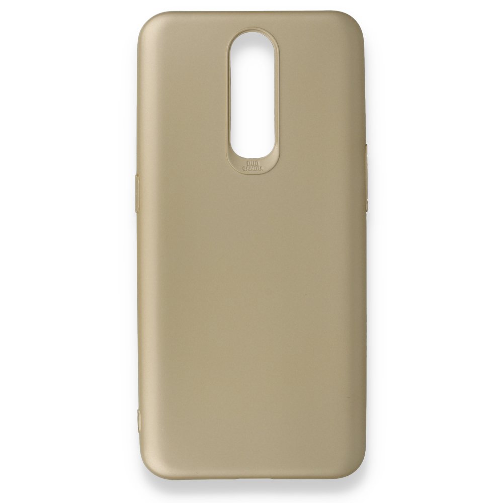 Oppo RX17 Pro Kılıf First Silikon - Gold Oppo RX17 Pro Kılıf First Silikon - Gold