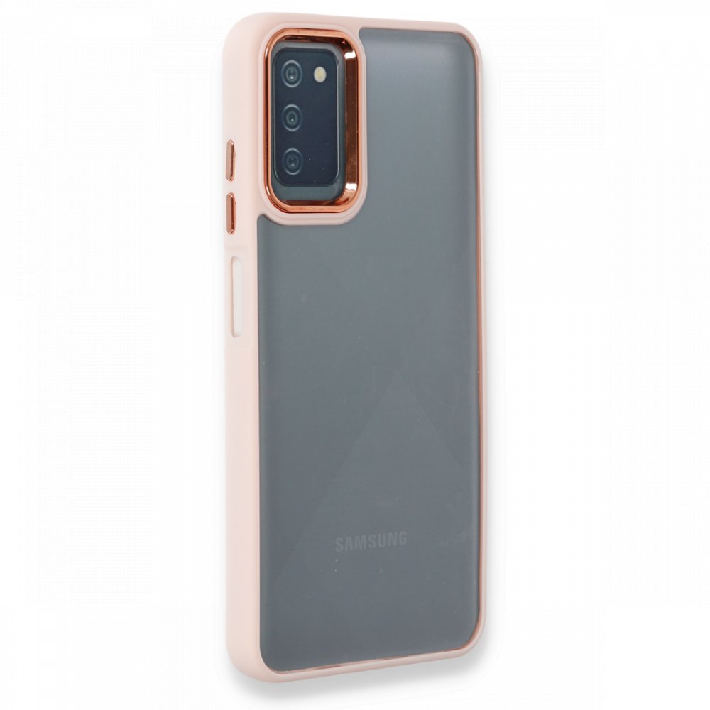  Samsung Galaxy A03S Kılıf Dora Kapak - Pudra