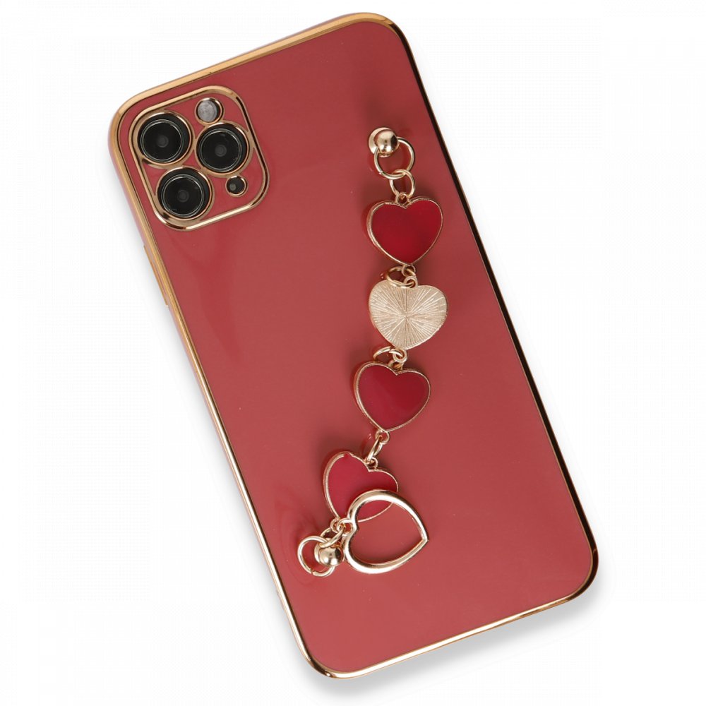  iPhone 11 Pro Kılıf Esila Silikon - Kırmızı