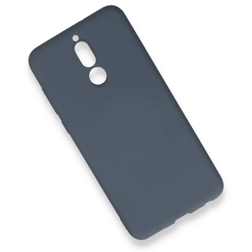 Huawei Mate 10 Lite Kılıf Nano içi Kadife Silikon - Gri  Huawei Mate 10 Lite Kılıf Nano içi Kadife Silikon - Gri