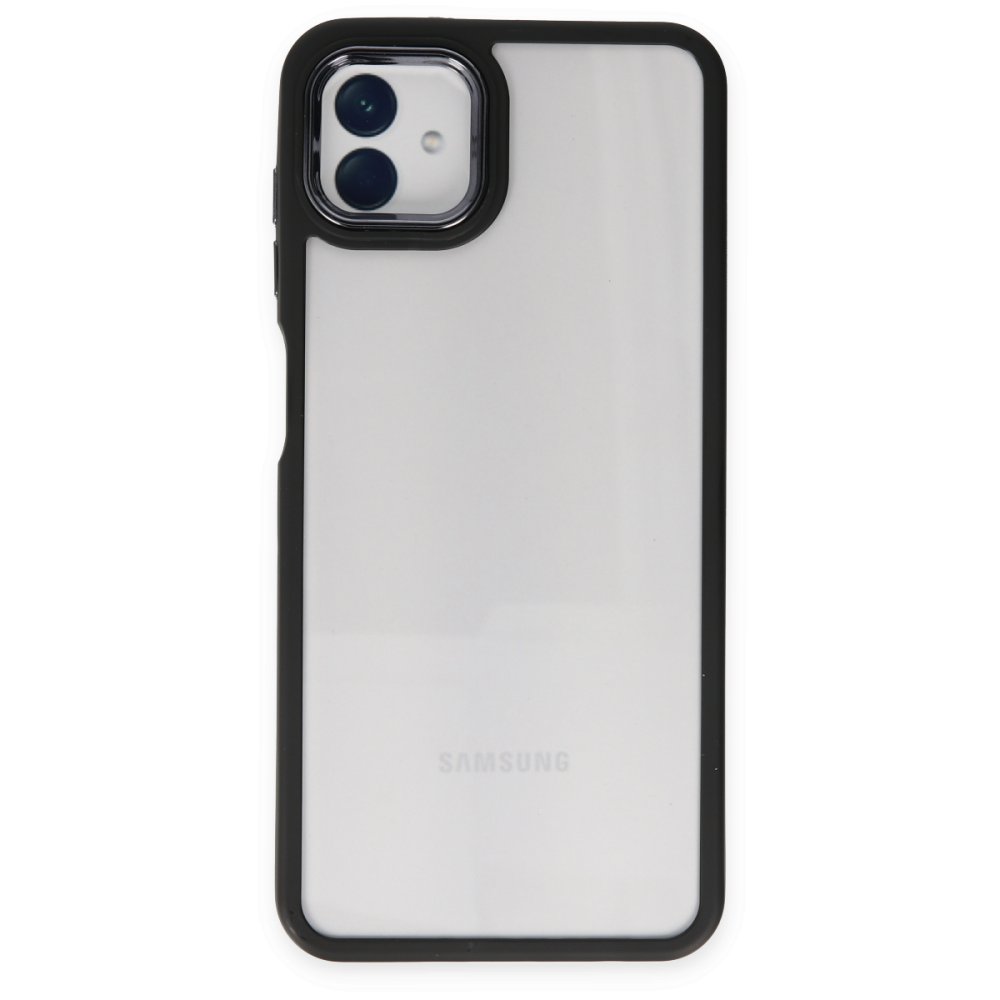  Samsung Galaxy A04 Kılıf Dora Kapak - Siyah