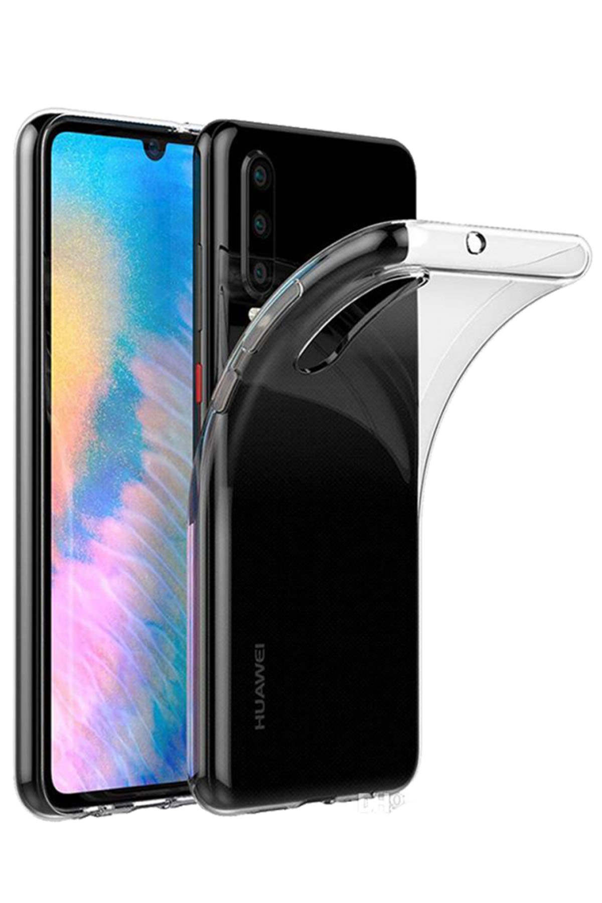  Huawei P30 Kılıf Lüx Şeffaf Silikon