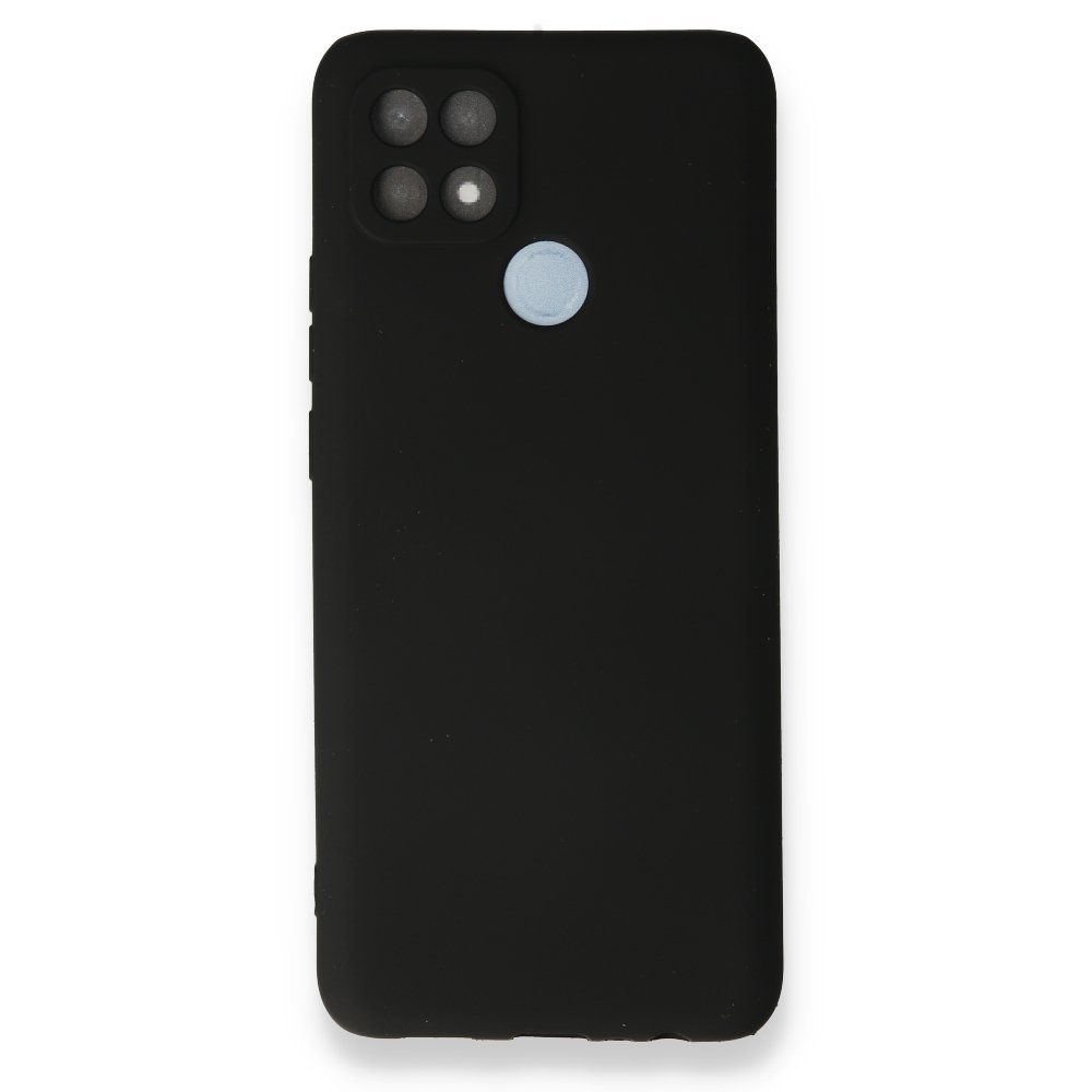 Oppo A15S Kılıf First Silikon - Siyah Oppo A15S Kılıf First Silikon - Siyah