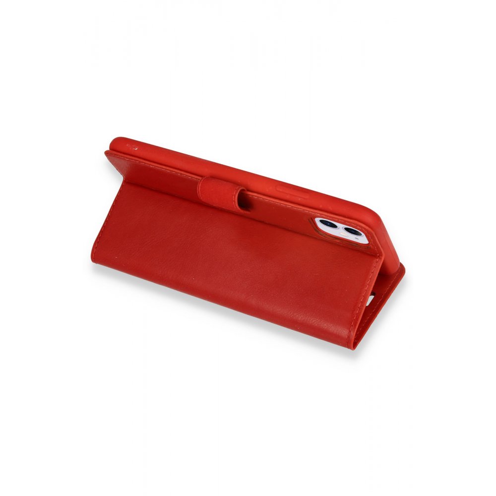 iPhone 12 Mini Kılıf Trend S Plus Kapaklı Kılıf - Kırmızı iPhone 12 Mini Kılıf Trend S Plus Kapaklı Kılıf - Kırmızı