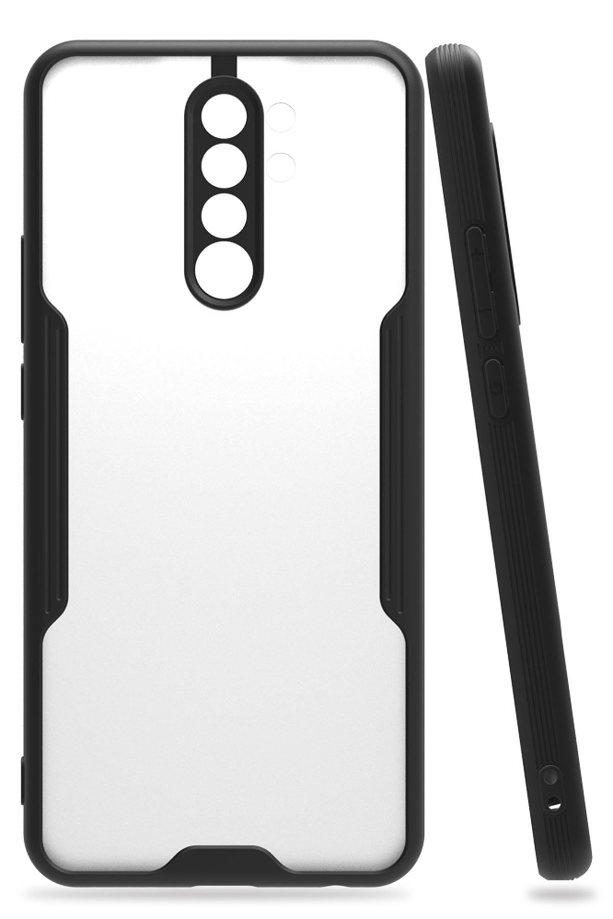 Redmi 9 Kılıf Platin Silikon - Siyah Redmi 9 Kılıf Platin Silikon - Siyah