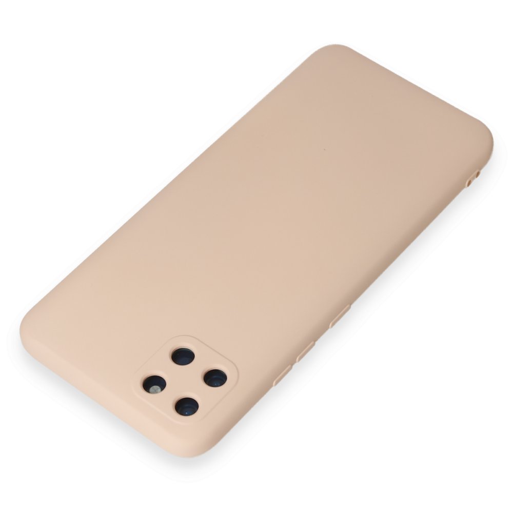 Realme C11 Kılıf Nano içi Kadife Silikon - Pudra  Realme C11 Kılıf Nano içi Kadife Silikon - Pudra