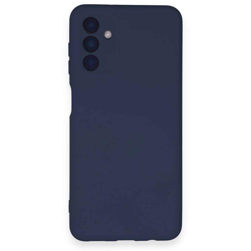  Samsung Galaxy A14 4G Kılıf Nano içi Kadife Silikon - Lacivert