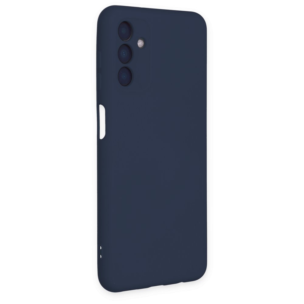  Samsung Galaxy A04S Kılıf Nano içi Kadife Silikon - Lacivert