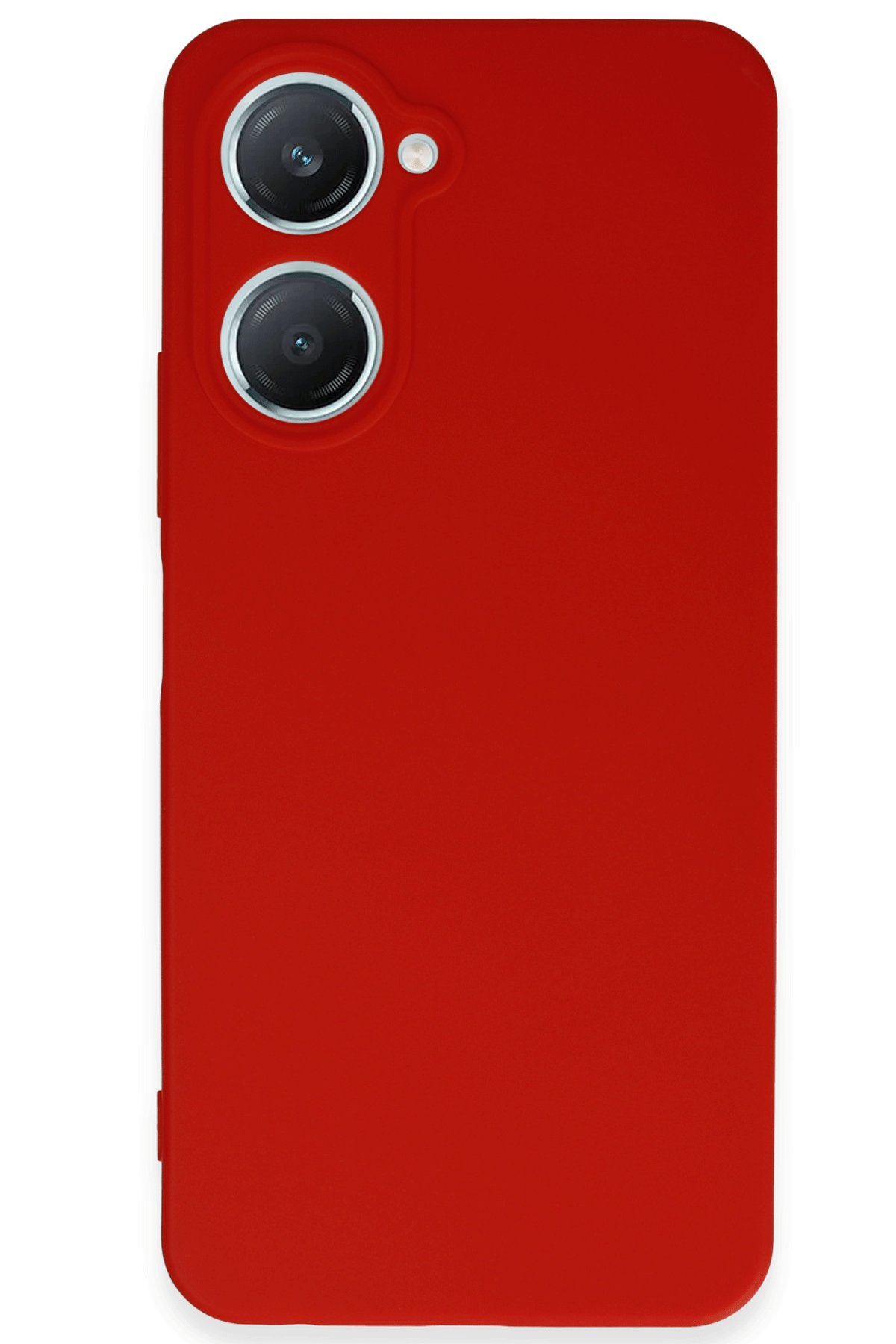  Vivo Y18 Kılıf First Silikon - Kırmızı