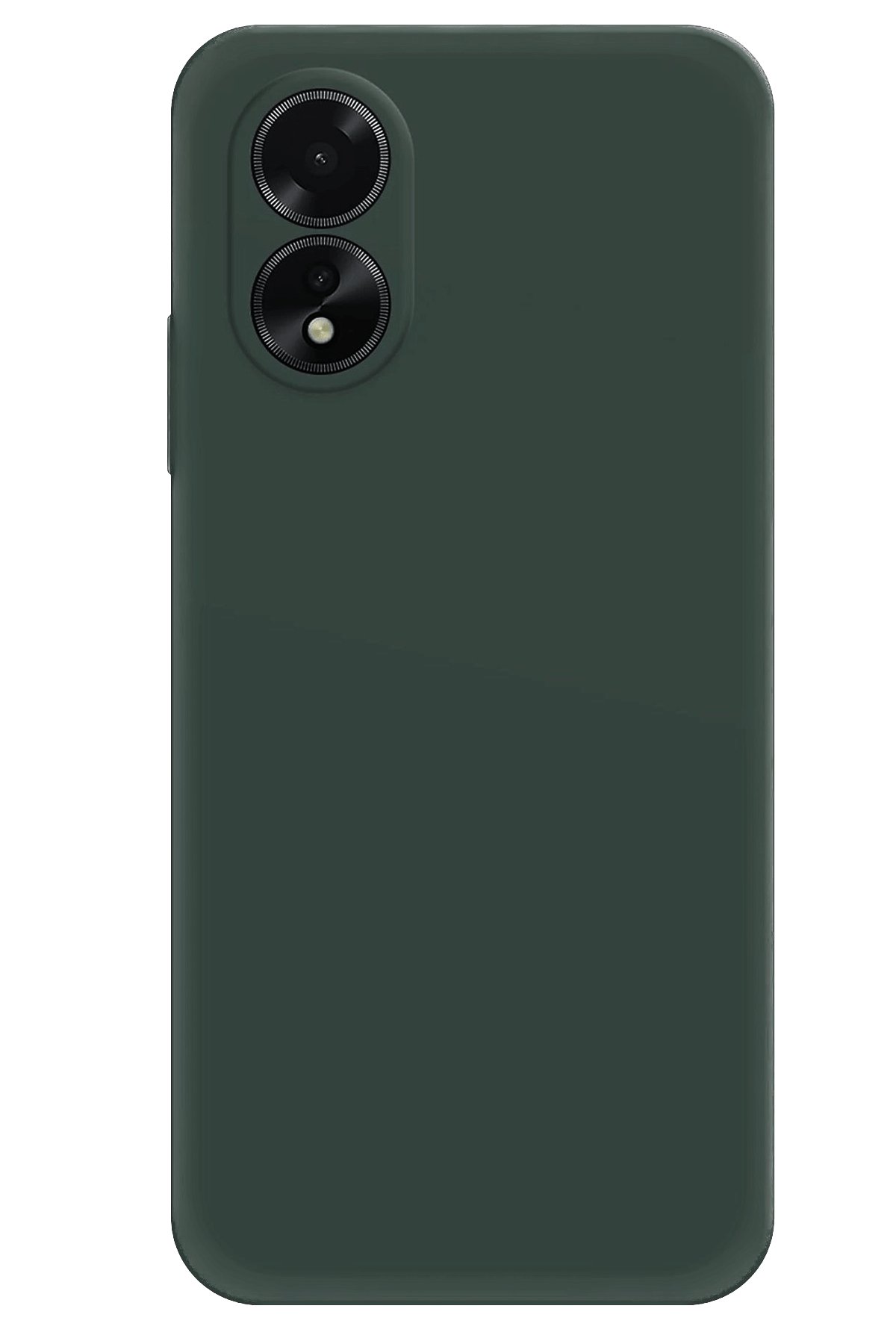 Oppo A38 Kılıf First Silikon - Koyu Yeşil Oppo A38 Kılıf First Silikon - Koyu Yeşil