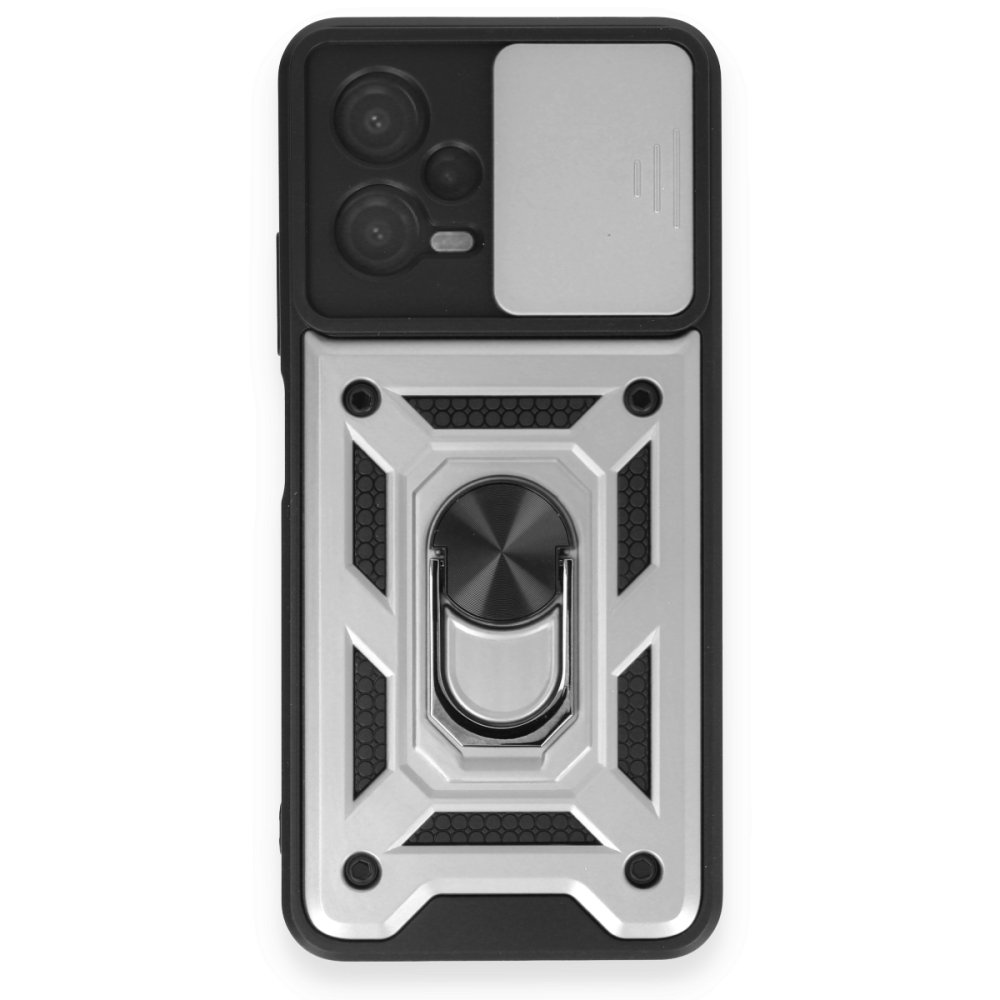 Xiaomi Poco X5 5G Kılıf Pars Lens Yüzüklü Silikon - Gümüş Xiaomi Poco X5 5G Kılıf Pars Lens Yüzüklü Silikon - Gümüş