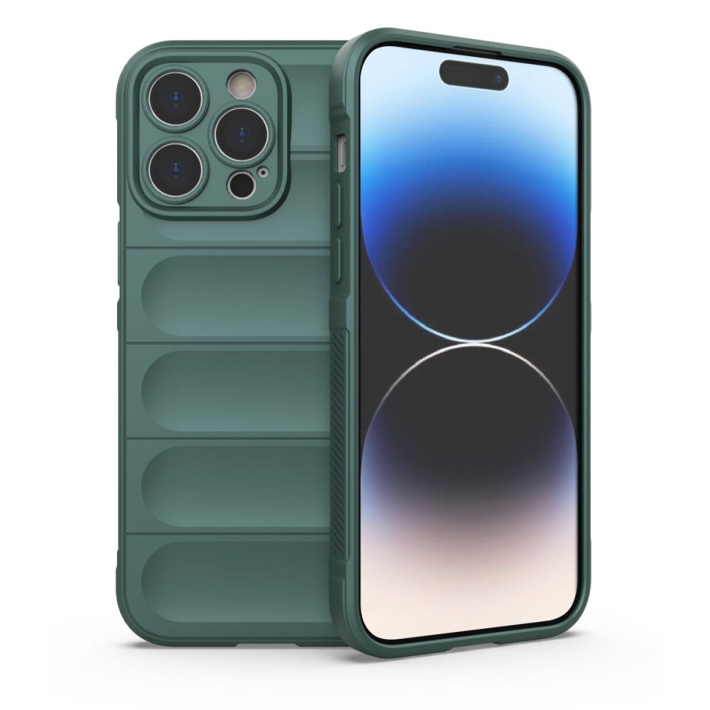  iPhone 13 Pro Kılıf Optimum Silikon - Koyu Yeşil