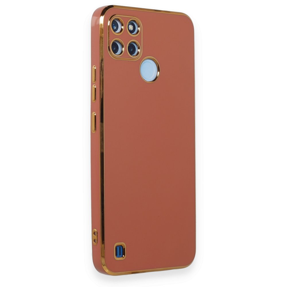  Realme C21Y Kılıf Volet Silikon - Kırmızı