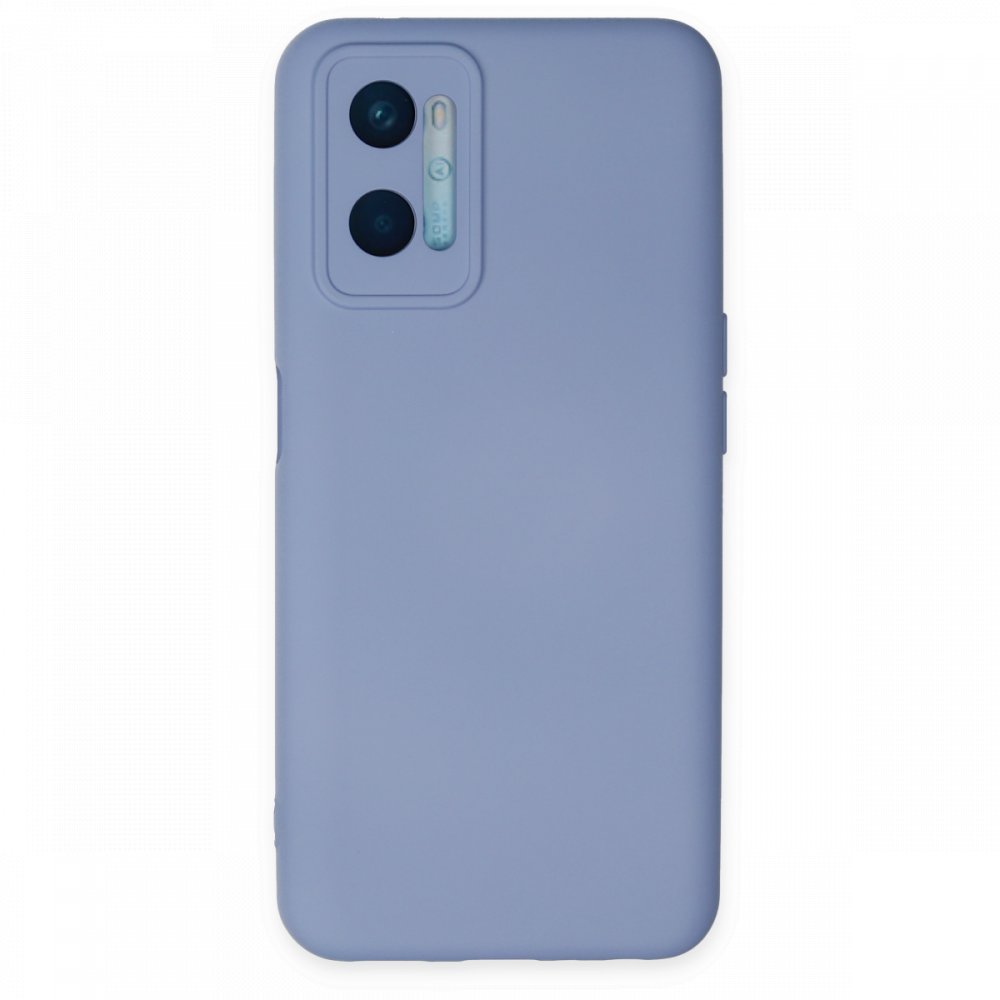 Oppo A96 Kılıf Nano içi Kadife Silikon - Lila Oppo A96 Kılıf Nano içi Kadife Silikon - Lila
