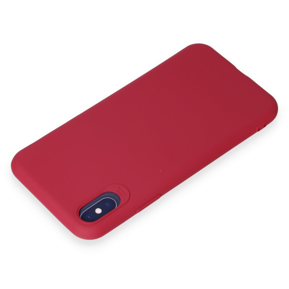  iPhone X Kılıf First Silikon - Fuşya