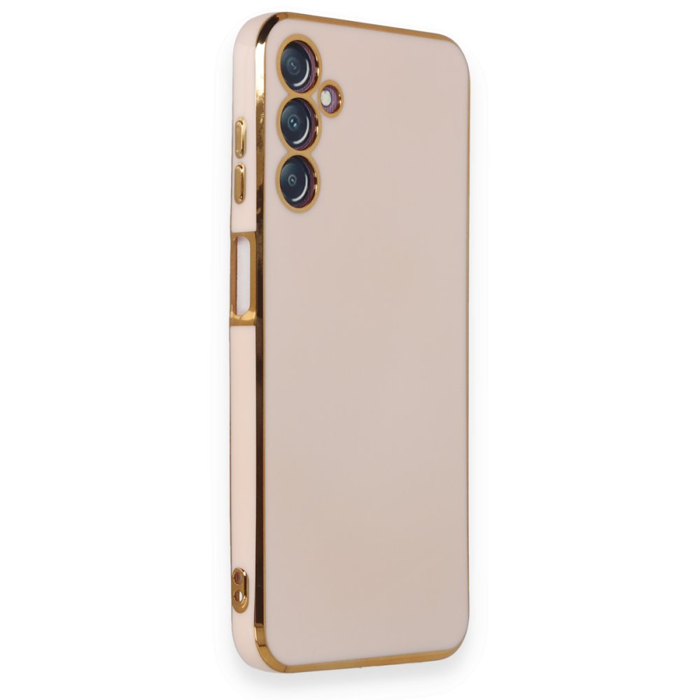 Samsung Galaxy M14 5G Kılıf Volet Silikon - Pembe