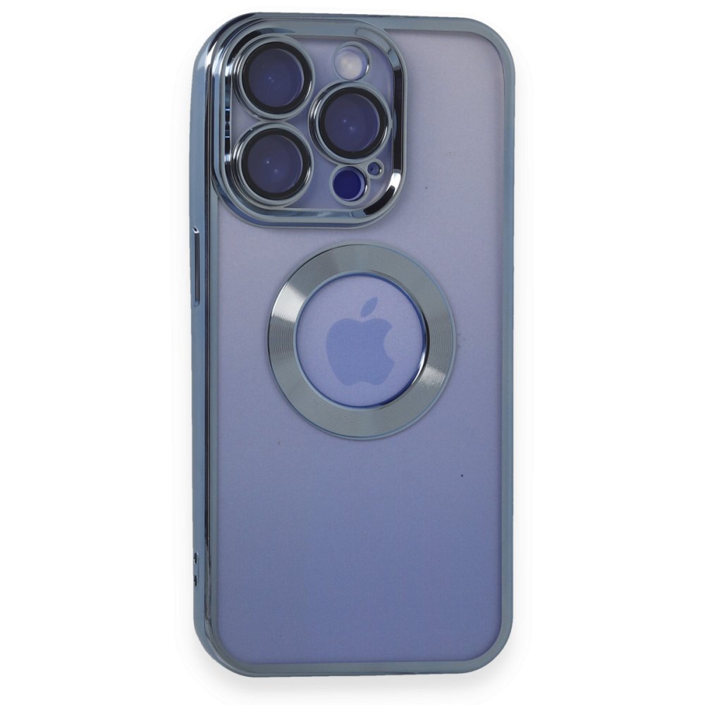  iPhone 15 Pro Max Kılıf Slot Silikon - Sierra Blue