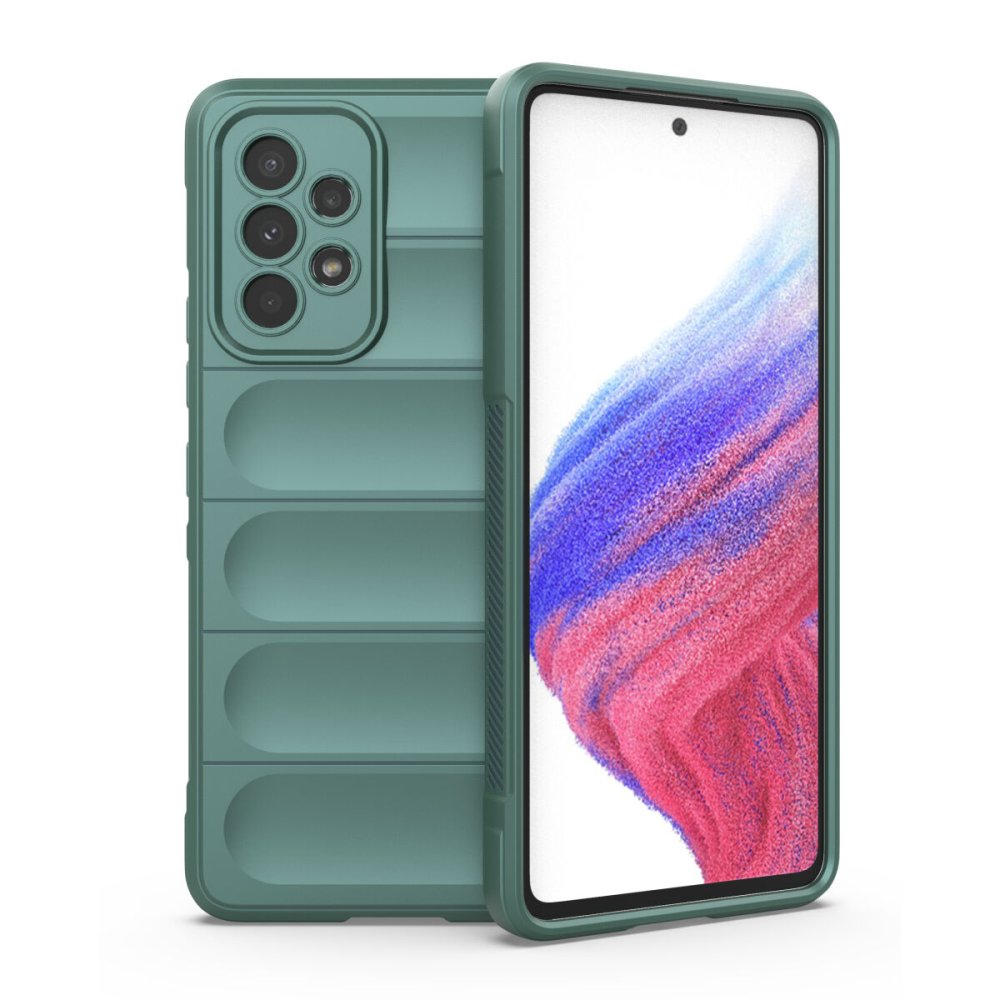  Samsung Galaxy A53 5G Kılıf Optimum Silikon - Koyu Yeşil